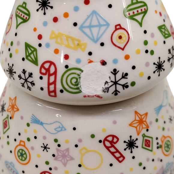 Vintage Hallmark Christmas Tree Salt and Pepper Shakers Table Decor Holidays - Picture 5 of 9